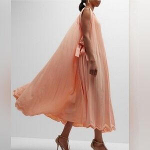 3.1 Phillip Lim Peach Pleated Maxi Dress
